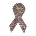 thumbnail image 1 of Decorative Pink Ribbon Pin Alloy Brooch for Breast Cancer Awareness Women Accessory Lapel Pin for Support Gifts, 1 of 6