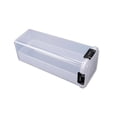 thumbnail image 2 of Airtight Bread Storage Container 33cm Transparent Plastic Box with Front Opening for Kitchen Organization and Freshness Preservation, Black or White, 2 of 8
