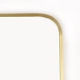 thumbnail image 4 of Mirrorize Canada Rounded Rectangle Gold Bathroom Aluminum Framed Decorative Wall Mirror (36 in. H x 24 in. W), 4 of 9
