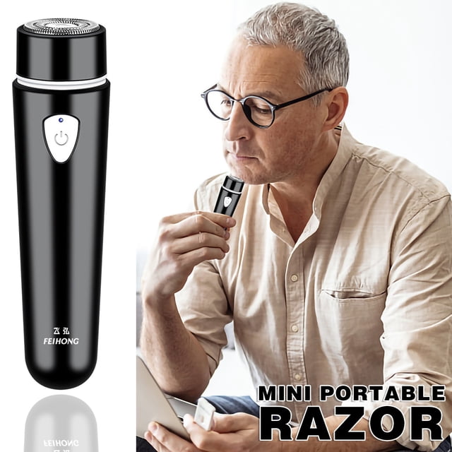 Raser Rasoirs à Feuille pour Hommes Petit Format de Poche Lavable Électrique Rechargeable Rasoirs de Voyage pour Hommes Mini Portable Rasage Microfoil pour Prêt à l'Emploi, Raser pour Femmes