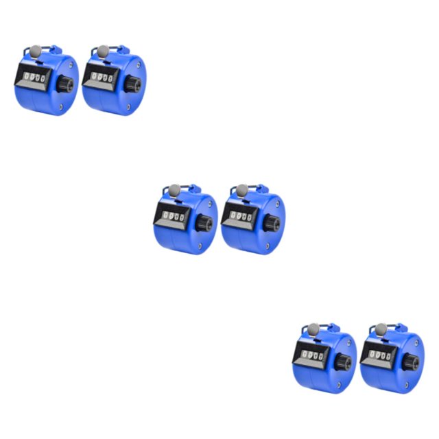 Maytalsory 2pcs Materials Unisex Hand Tally For Easy And Accurate Counting Easy To Blue 3Set