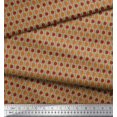thumbnail image 2 of Soimoi polyester Crepe Fabric Artistic Floral Print Sewing Fabric Yard 52 Inch Wide, 2 of 3