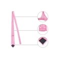 thumbnail image 3 of INSPIRE CHIC Men's Solid Color Narrow Stripes Necktie Graduation Suit Formal Ties Pink, 3 of 5