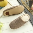 thumbnail image 4 of Pantoufles pour Femmes en Mousse Mémoire à Enfiler Pantoufles de Maison pour Femmes Intérieur Extérieur Pantoufles de Chambre pour Femmes Doublure en Flanelle Chaude et Douce Pantoufles pour Femme, 4 of 8