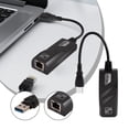 thumbnail image 1 of Vaidha USB 3.0 to Gigabit Ethernet Adapter | USB-C to RJ45 Network Converter | Plug & Play Wired LAN Port for Laptop Desktop PC | Compact Portable Design, 1 of 7