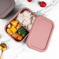 thumbnail image 5 of Durable Silicone Adult Bento Leakproof Shatterproof Microwave Dishwasher Safe 800ml Meal Container For Work, 5 of 5