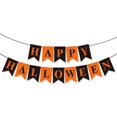 thumbnail image 1 of Drapeau de Vacances à Queue d'Aronde Lettre Orange Halloween, 1 of 3