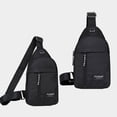 thumbnail image 4 of Bag Strap Crossbody,Strap Bag Crossbody Backpack with With Headphone Hole Strap Backpack Hiking Backpack Multipurpose Crossbody Chest Bag,Backpack for Hiking, 4 of 9
