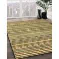 thumbnail image 2 of Ahgly Company Tapis d'Intérieur Ronds Abstraits Brun Rougeâtre, Tapis de Zone Abstraits, 5 Pieds Rond, 2 of 6