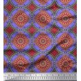 thumbnail image 1 of Soimoi Georgette Viscose Fabric Floral Mandala Fabric Prints by Yard 42 Inch Wide, 1 of 3
