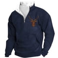 thumbnail image 1 of Ediodpoh Homme Mode Décontracté Relax Confortable à Imprimé Chandail à Capuchon à Manches Longues pour Homme Chandail en Molleton Homme Navy_003 m, 1 of 3