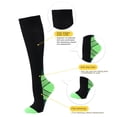 thumbnail image 3 of CSChome Compression Stockings 1 Pair Sports Compression Stockings High Elasticity -slip Shockproof Breathable Soft Unisex Running Travel, 3 of 6