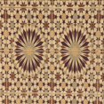 thumbnail image 1 of Ahgly Company Tapis d'Intérieur Lavables en Machine, Carré Transitionnel Orange Jaune, Carré de 5', 1 of 7