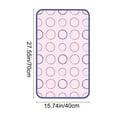 thumbnail image 4 of Heat-Resistant Ironing Mat with Non-Slip Backing, 40 x 70cm Portable Ironing Pad for Home and Travel, Protective Mesh Pressing Cloth, 4 of 8