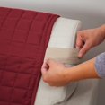 thumbnail image 4 of 2024 Produits pour Animaux Housse de Meuble Protecteur Réversible pour Chaise Chiens & Chats Bleu Marine/gris, 4 of 5