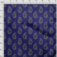 thumbnail image 3 of oneOone Cotton Poplin Fabric Paisley Block Decor Fabric Printed BTY 42 Inch Wide, 3 of 4