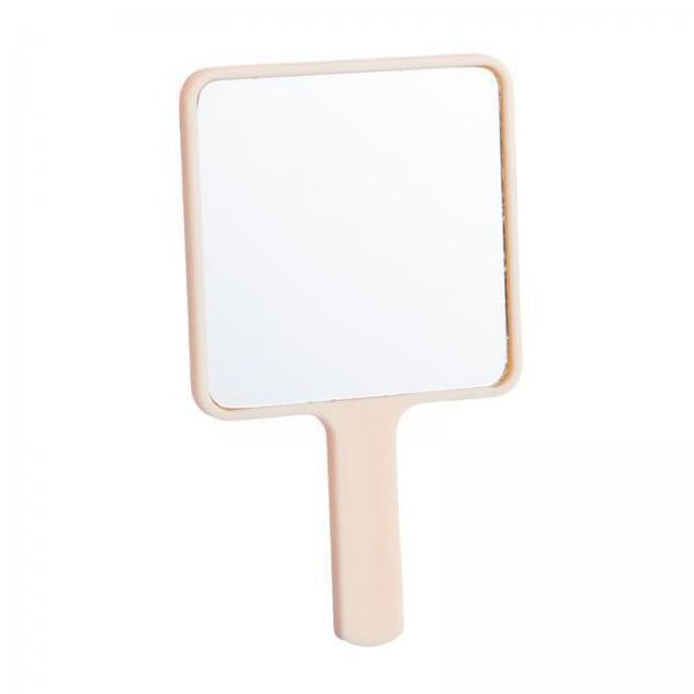 Bunblic 2xCompact Hand Mirror Vanity Mirror Shaving Mirrors Portable Single Side Small Makeup Mirror Handheld Mirror for Girlfriend Bathroom Girls Man , 2 Pcs