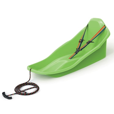 ArcticThrill Luge de Neige pour Enfants - Traîneau ExploRide - Toboggan avec Corde de Traction et Ceinture de Sécurité; Traîneau d'Hiver en Plastique pour Tout-Petits et Enfants
