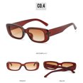 thumbnail image 2 of DAMAIE Rectangle Sunglasses Women Vintage Retro Glasses Wide Black Tortoise Frame, 2 of 6