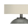 thumbnail image 3 of Monarch Specialties Lighting, 19"h, Table Lamp, Grey Resin, Ivory / Cream Shade, Modern, 3 of 5