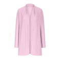 thumbnail image 4 of Knee Length Cardigan Split Front Sweater Cardigan Tops for Women Womens Long Sweaters Open Front Shawl Neck Cardigan Women Womens Sweaters Fall Cardigan Come Mono Cardigan Knit Long Sweater Fall, 4 of 4