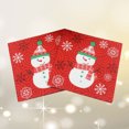 thumbnail image 1 of OULII Holiday Paper Hand Towels 20Pcs Red Wood Pulp for Guest Bathrooms, 1 of 8