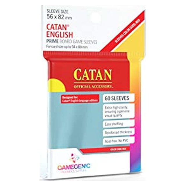 10 Packs Gamegenic Prime Board Game Sleeves 60ct Catan English Size Card Sleeves Display Case