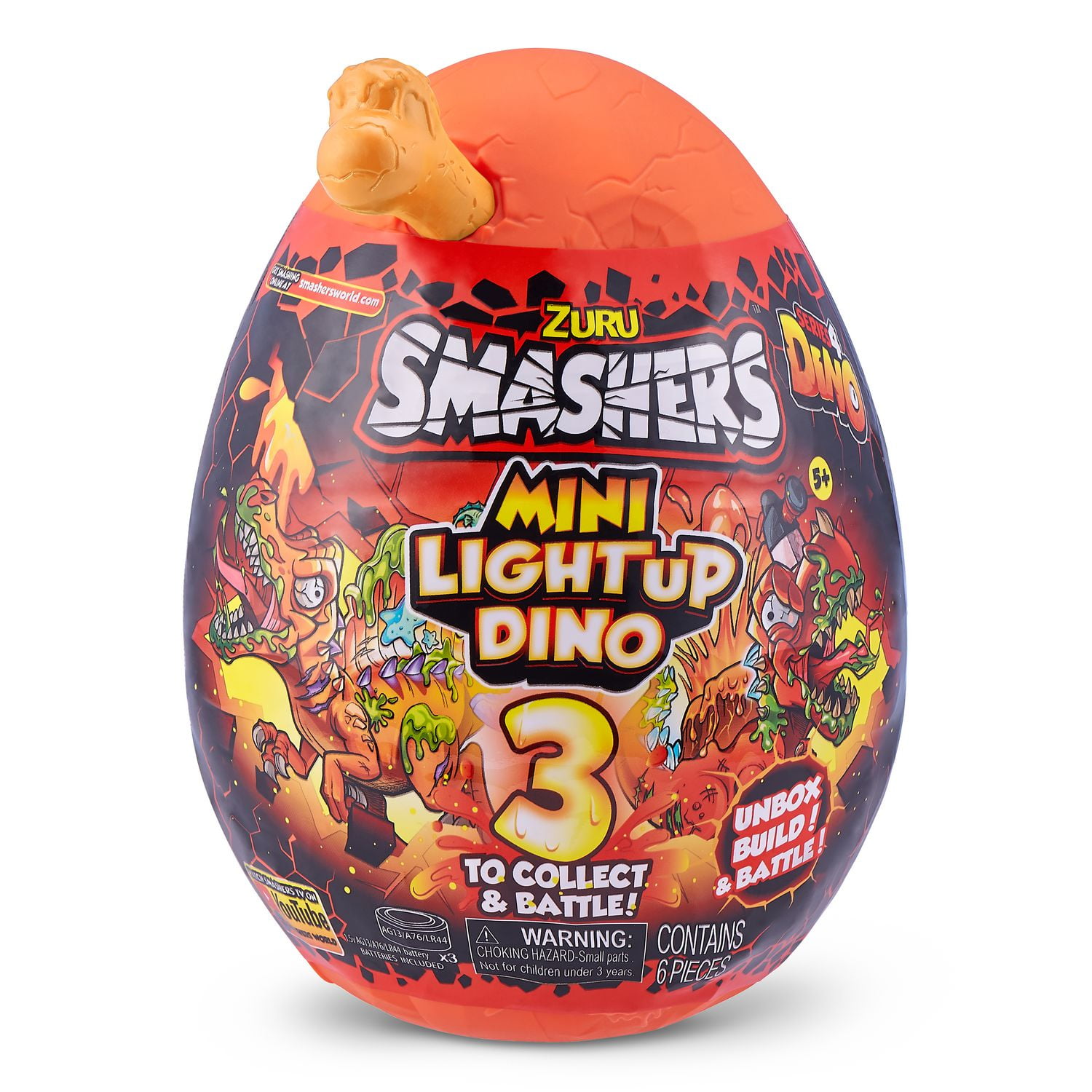 Mini Dinosaure illuminé Smashers