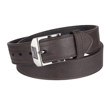 Genuine Dickies Men's 38 mm Industrial Strength Heavy Stitching Leather Belt