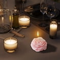 thumbnail image 4 of Low Temperature Body Safe Candles for Sensual Massage - 4 Pack Wine Red Rose Flower Scented Wax Play Kit, 4 of 6
