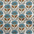 thumbnail image 1 of oneOone Polyester Spandex Medium Blue Fabric Leaves & Clover Craft Projects Decor Fabric Printed By The Yard 56 Inch Wide-L9, 1 of 5