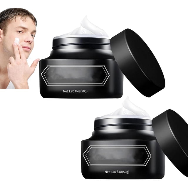 LAICAIW Manscode Men's Makeup Cream, Mancodes Face Cream, Manscode Face Moisturizing Concealer Cream for Men, Men's Make Up Cream, Lazy Make Up Facial Cream (2pcs)