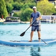 thumbnail image 2 of Goplus Large Inflatable SUP Board, Portable Paddle Board with 5D rings Stand Up Paddle Board for Youth & Adult Blue, 2 of 10