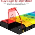 thumbnail image 2 of Extra Large Pill Organizer 2 Times a Day, Weekly XL AM PM Pill Case, 7 Day Pill Box Twice a Day, Oversized Daily Medicine Organizer for Vitamins, Big Pill Container, 2 of 6