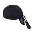 thumbnail image 2 of Comfortable Cotton Pirate Caps Headband Breathable Head Wrap Black, 2 of 8