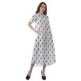 thumbnail image 2 of Moomaya Robes d'Été Imprimées Décontractées pour Femmes, Robes de Cocktail, Vêtements de Mariage, 2 of 5