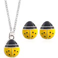 thumbnail image 1 of 1 Set Fashion Ladybird Jewelry Ladybug Necklace Earring Creative Jewelry, 1 of 8