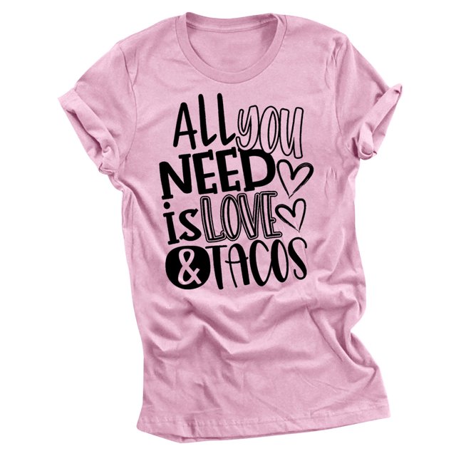RKSTN Hauts pour Femmes Saint-Valentin Cœur d'Amour Lettres Imprimées Mode Blouse Confortable Hauts Tempérament Couleur Unie Col Rond Manches Courtes Hauts