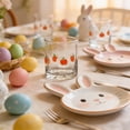 thumbnail image 4 of Lemon-Embossed Polka Dot Glass with Gold Rim – 12 oz Beverage Glass for Easter, Spring Dining and Gifting, 4 of 8