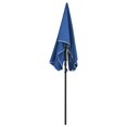 thumbnail image 4 of vidaXL Garden Parasol with Pole 200x130 cm Azure Blue, 4 of 5