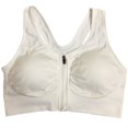thumbnail image 1 of KEINXS Womens Zipper Front Fastening Bra Post Surgery Support Bra with Removable Pads, 1 of 17