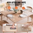 thumbnail image 4 of VEVOR PVC Table Protector 54x54 Inch Clear Plastic Desk Protector 2.0mm Thick, 4 of 9