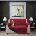 thumbnail image 1 of 2024 Produits pour Animaux Housse de Meuble Protecteur Réversible pour Chaise Chiens & Chats Bleu Marine/gris, 1 of 5