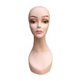 thumbnail image 3 of Bald Female Mannequin Head Female Mannequin Head Stand 48 cm Multifunctional Style B, 3 of 8