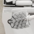 thumbnail image 4 of Toilet Bowl Brushes,Toilet Brush Set Toilet Bowl Brush and with 2 Type Brush Stiff Brush + Slit Brush Toilet Bowl Brush Clean Every Corner of the Toilet Toilet Bowl Brush, 4 of 6