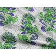thumbnail image 5 of oneOone Rayon Green Fabric Paisleys Sewing Material Print Fabric By The Yard 56 Inch Wide, 5 of 5