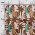 thumbnail image 2 of oneOone Silk Tabby Brown Fabric Tropical Craft Projects Decor Fabric Printed By The Yard 42 Inch Wide, 2 of 4
