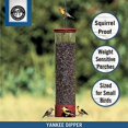 thumbnail image 2 of Droll Yankees YCPD-90-M Squirrel Proof Dipper Collapsing Perch Bird Feeder, 5-Pounds, Burgundy, 2 of 8