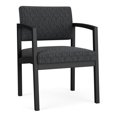 thumbnail image 1 of Lenox Fauteuil d'Appoint pour Réception et Salle d'Attente en Acier / Acier Noir / Gris Foncé, 1 of 5