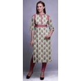 thumbnail image 2 of Bimba Viscose Santoon Kurta Summer Tunic Printed Straight KurtisForWomen, 2 of 5